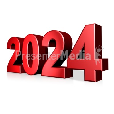 Colored Custom Year Text Presentation clipart