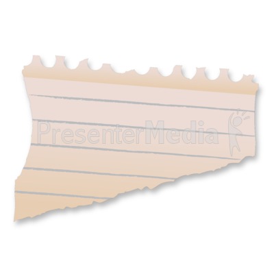 Blank Paper Scrap Presentation clipart