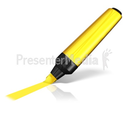 Highlighter Marker Presentation clipart