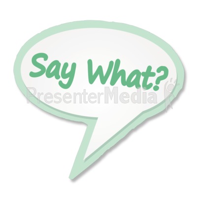 Talk Bubble Scrap Presentation clipart