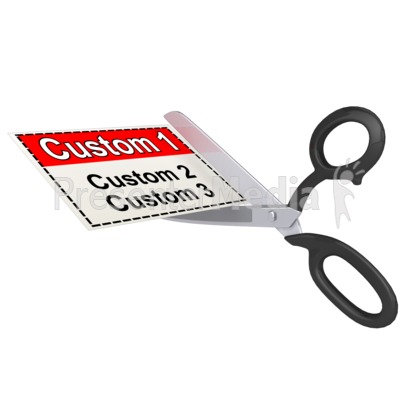 Custom Coupon Presentation clipart