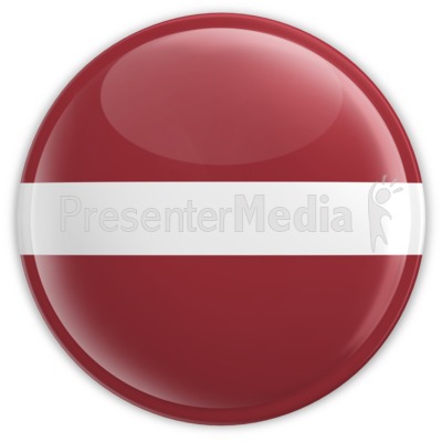 Latvia Button Presentation clipart