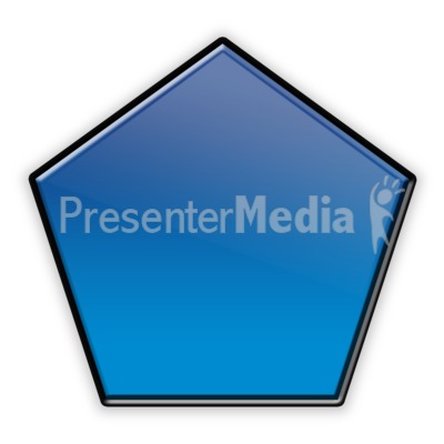 Pentagon Flow Chart Symbol Presentation clipart