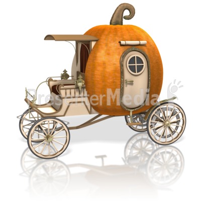 Pumpkin Carriage Presentation clipart