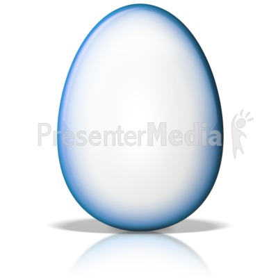 Blank Egg Shape Presentation clipart