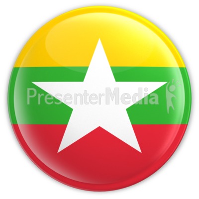 Myanmar Button Presentation clipart