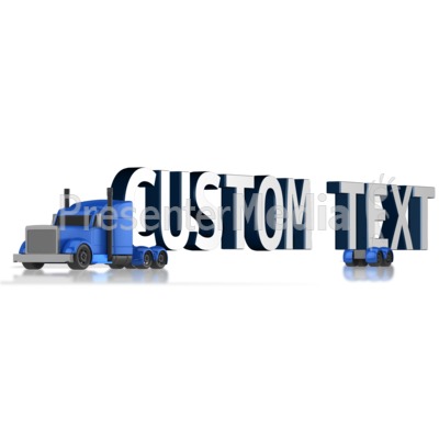 Custom Text Semi Presentation clipart