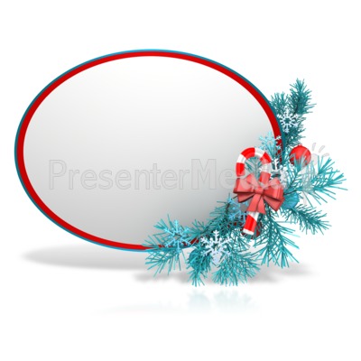 Festive Christmas Sphere Presentation clipart