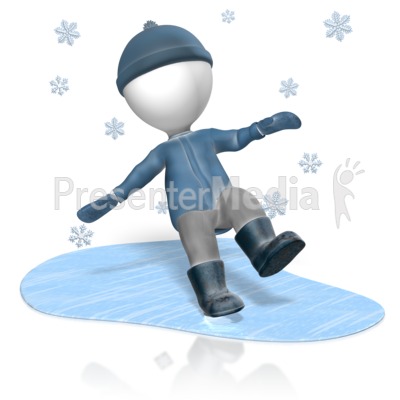 Figure Slip Ice Presentation clipart