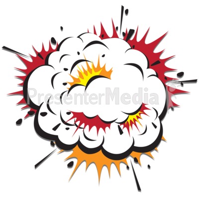 Explosion Cloud Scraps Presentation clipart