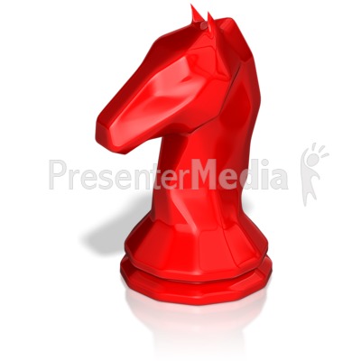 Knight Chess Piece Presentation clipart