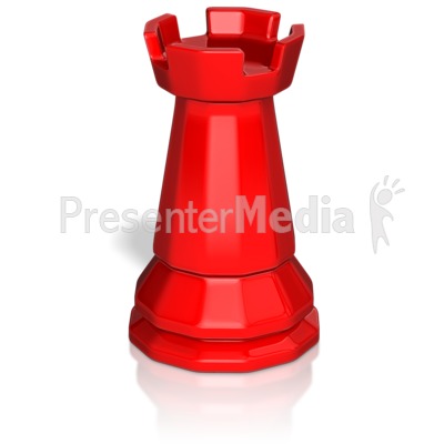 Rook Chess Piece Presentation clipart
