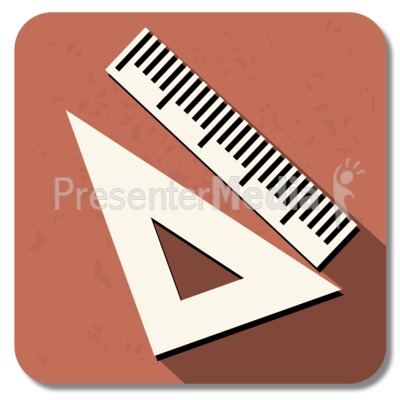 Geometry Square Icon Presentation clipart