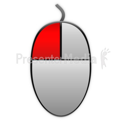 Left Mouse Highlight Icon Presentation clipart