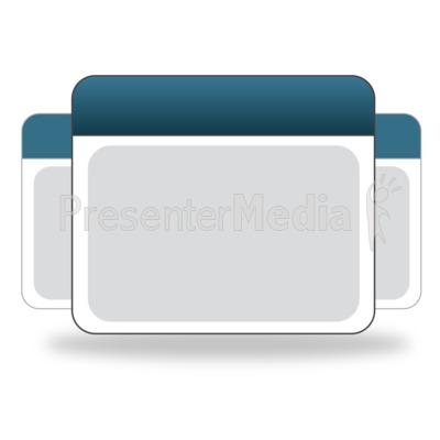 Calendar Group Icon Presentation clipart
