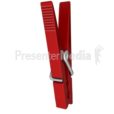 Clothespin Presentation clipart
