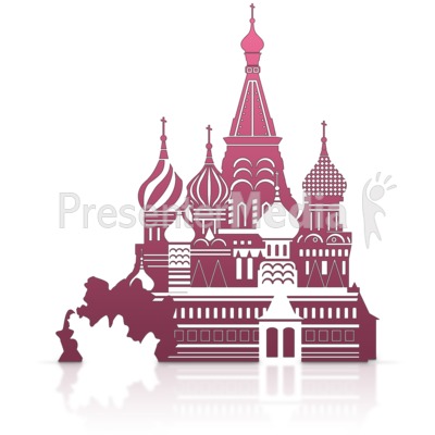 Saint Basils Cathedral Kremlin Presentation clipart