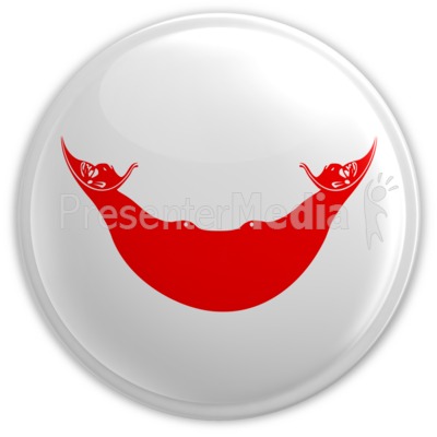 Easter Island Button Presentation clipart