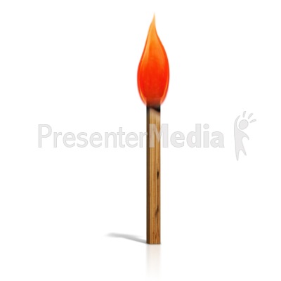 Burning Match Presentation clipart