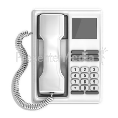 Office Telephone Presentation clipart