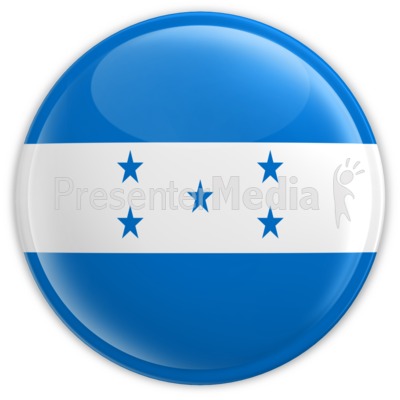 Honduras Button Presentation clipart