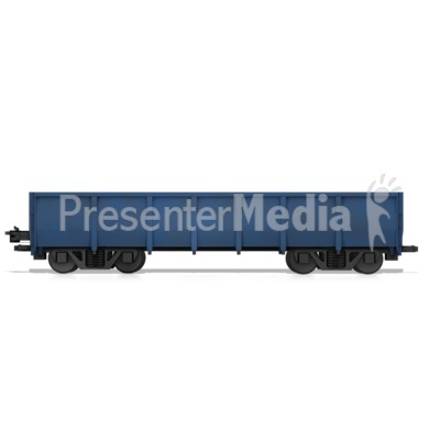 Bin Rail Car Presentation clipart