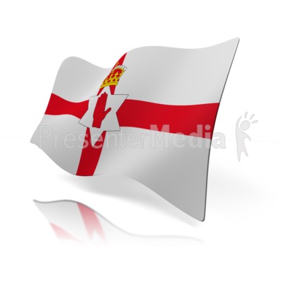 Northern Ireland Flag Presentation clipart