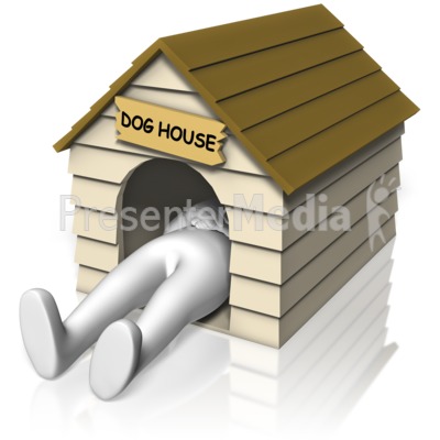 In The Dog House Presentation clipart