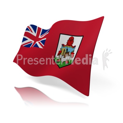 Bermuda Flag Presentation clipart