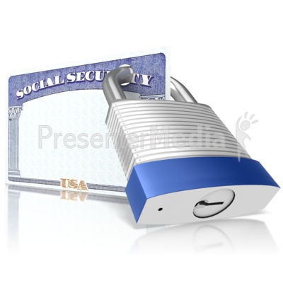 Secured Social Security Presentation clipart