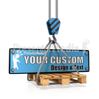 Hook Carry Construction Plate Custom Presentation clipart