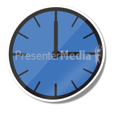 Clock Icon Sticker Presentation clipart