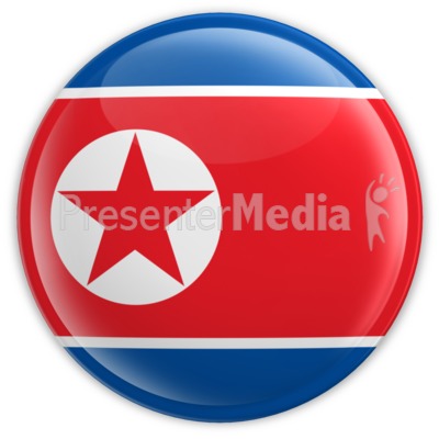 North Korea Badge Presentation clipart