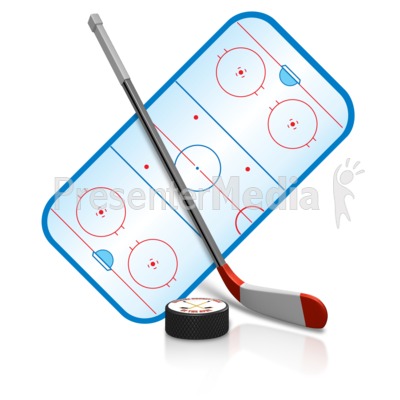 Ice Hockey Playing Field Presentation clipart