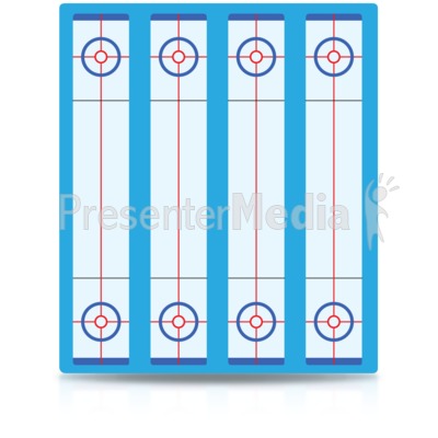 Curling Board Presentation clipart
