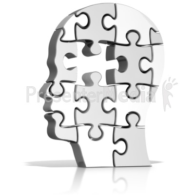 Head Puzzle Missing Piece Presentation clipart