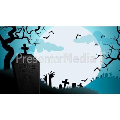 Halloween Grave Presentation clipart