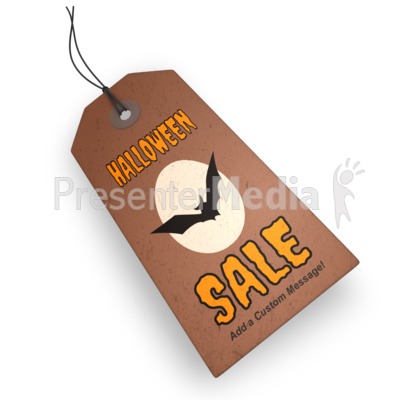 Halloween Price Tag Presentation clipart