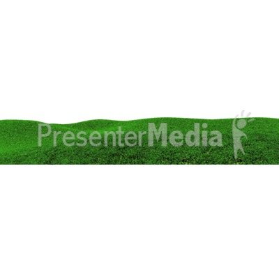 Green Grassy Hills Presentation clipart