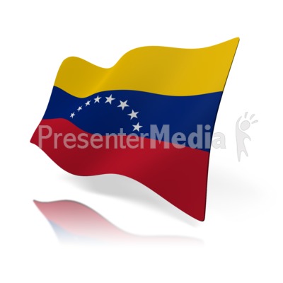 Venezuela Flag Presentation clipart