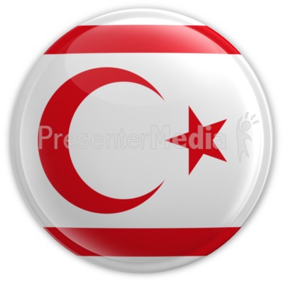 Northern Cyprus Badge Presentation clipart