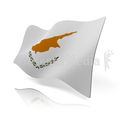 Cyprus Flag Presentation clipart