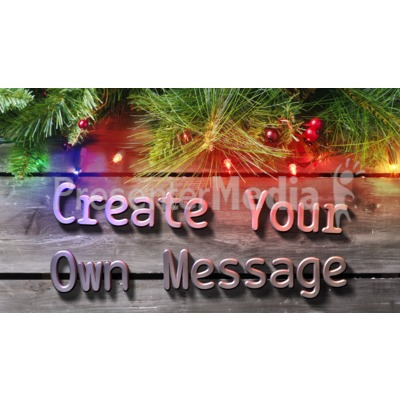 Garland Colored Lights Custom Presentation clipart