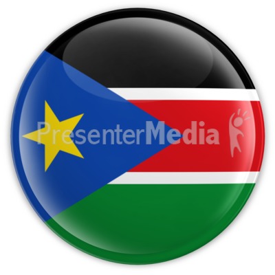 South Sudan Badge Presentation clipart
