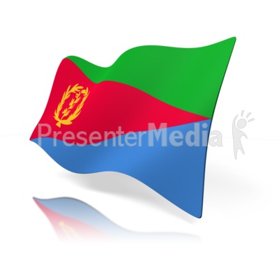 Eritrea Flag Presentation clipart