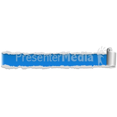 Paper Scroll Tear Four Presentation clipart