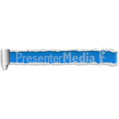 Paper Scroll Tear Three Presentation clipart