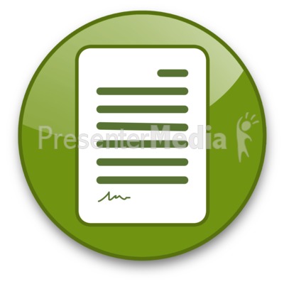 Letter Button Presentation clipart