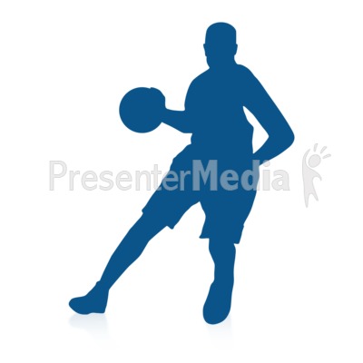 Basketball Dribble Two Presentation clipart