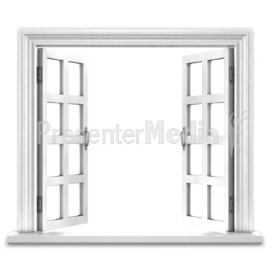 Open Window Presentation clipart